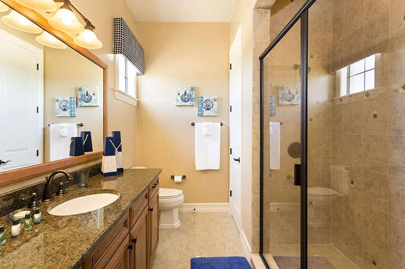 luxury villa rental disney bathroom