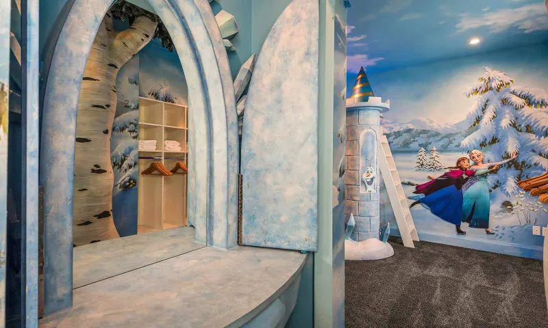 orlando luxury villa rental bunk bedroom