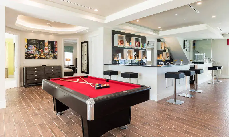 Reunion Resort luxury rentals pool table
