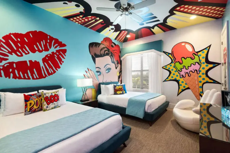 orlando luxury villa themed bedroom