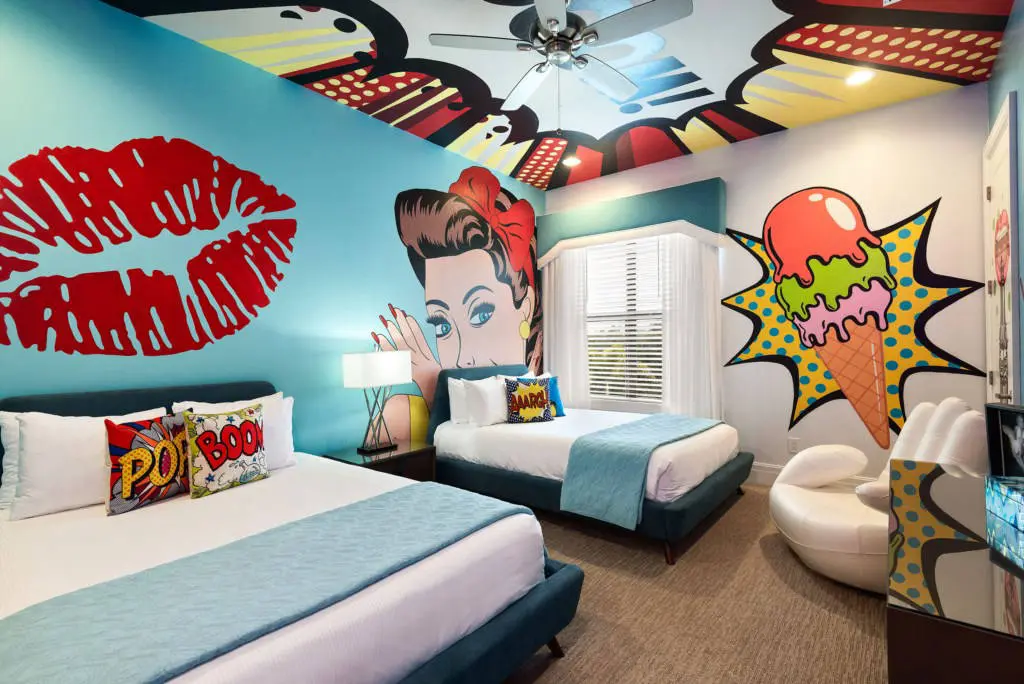 orlando luxury villa themed bedroom