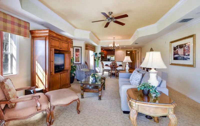 Reunion Resort rental condo living area