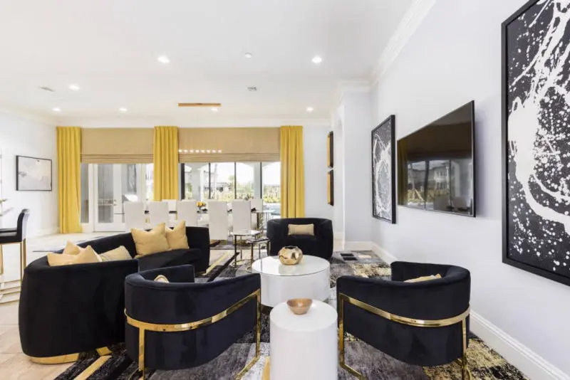 Reunion Resort Orlando games room Reunion Resort Orlando 34747 HD TV area