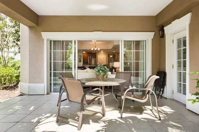 Reunion Resort rental condo terrace Reunion Resort holiday apartment terrace