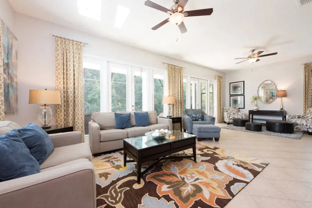 Reunion Resort rental TV area