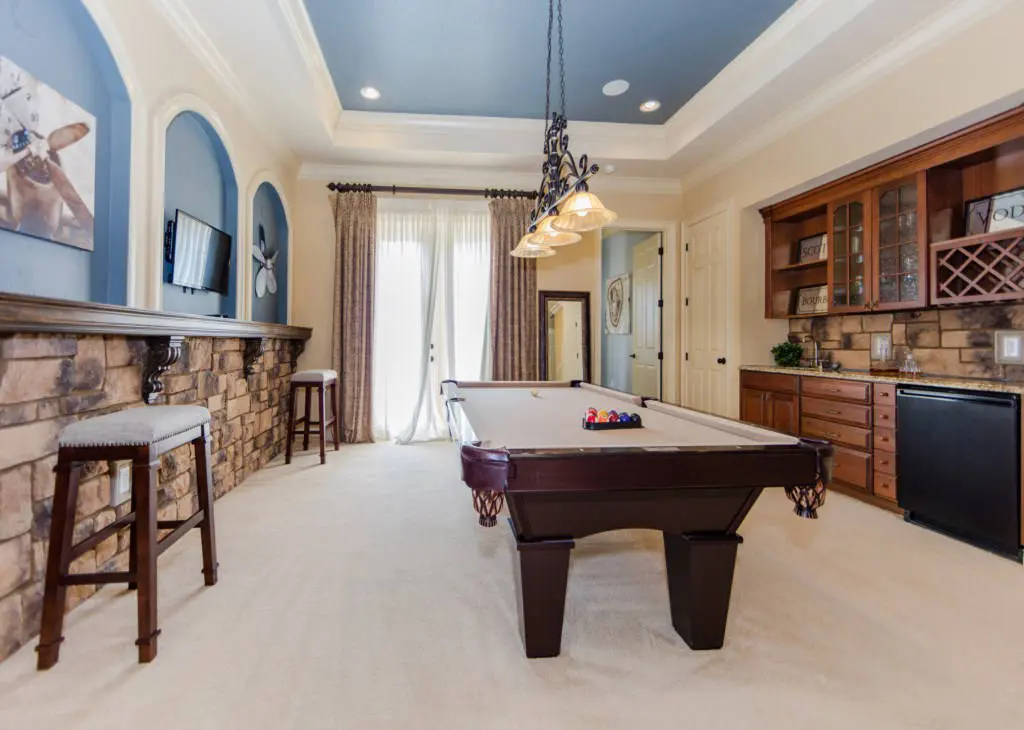 Reunion Resort rental villa games room