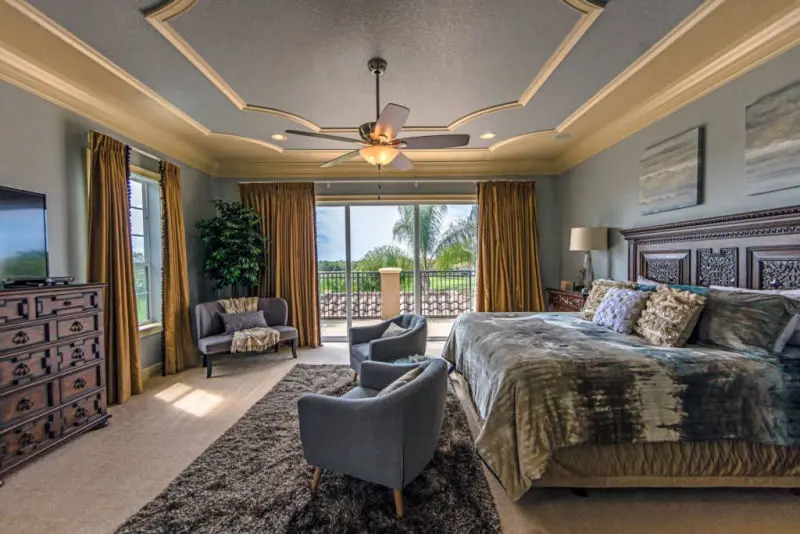 Reunion Resort rental villas master bedroom