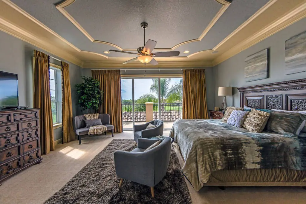 Reunion Resort rental villas master bedroom