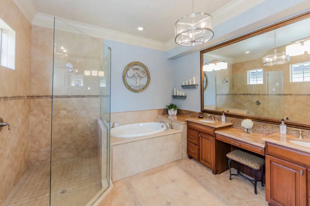 Reunion Resort rental master bathroom