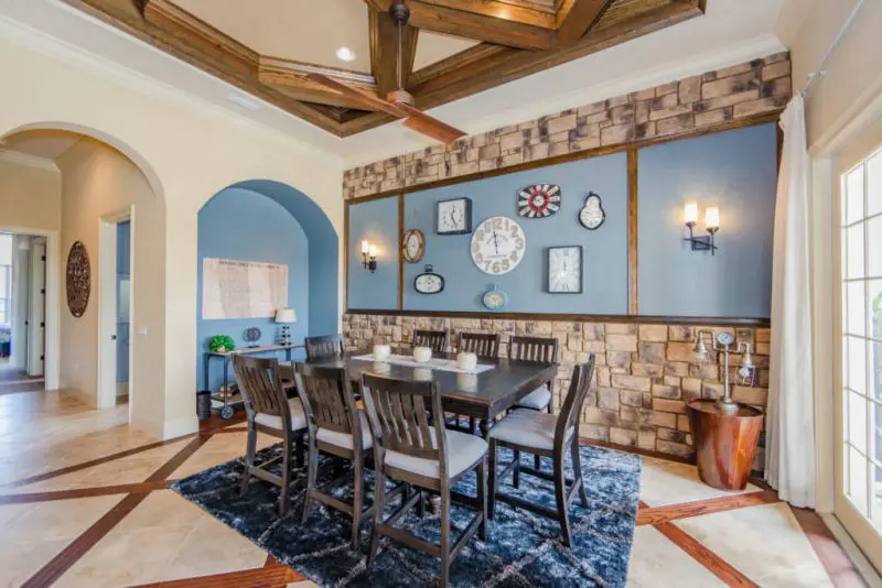 Reunion Resort villa casual dinnig