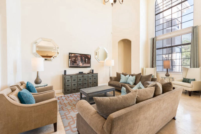 Reunion Resort rental condo living area Reunion Resort rental living area