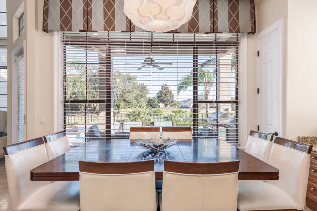 Reunion Resort rental condo master bath Reunion Resort rental villa dining table