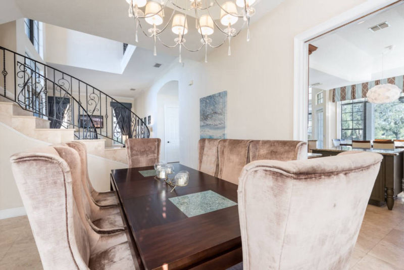 Reunion Resort rental villa dining