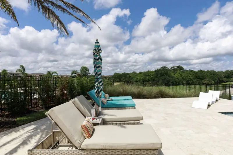 Reunion Resort Bears Den villa pool deck