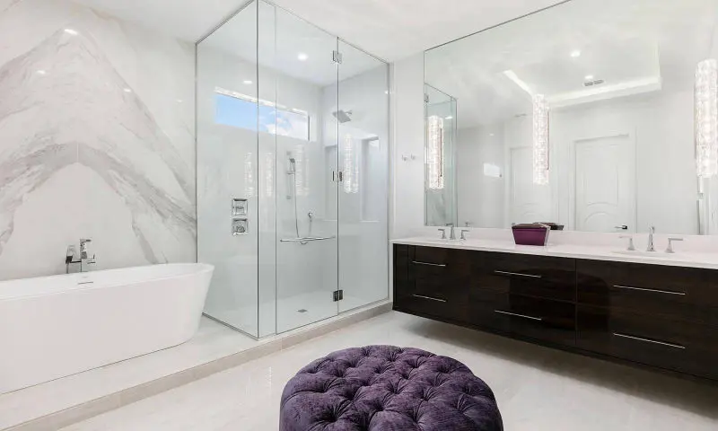 Reunion Resort rental villa marble shower