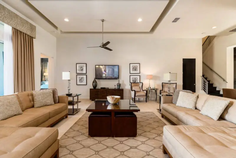 Reunion signature villa living area