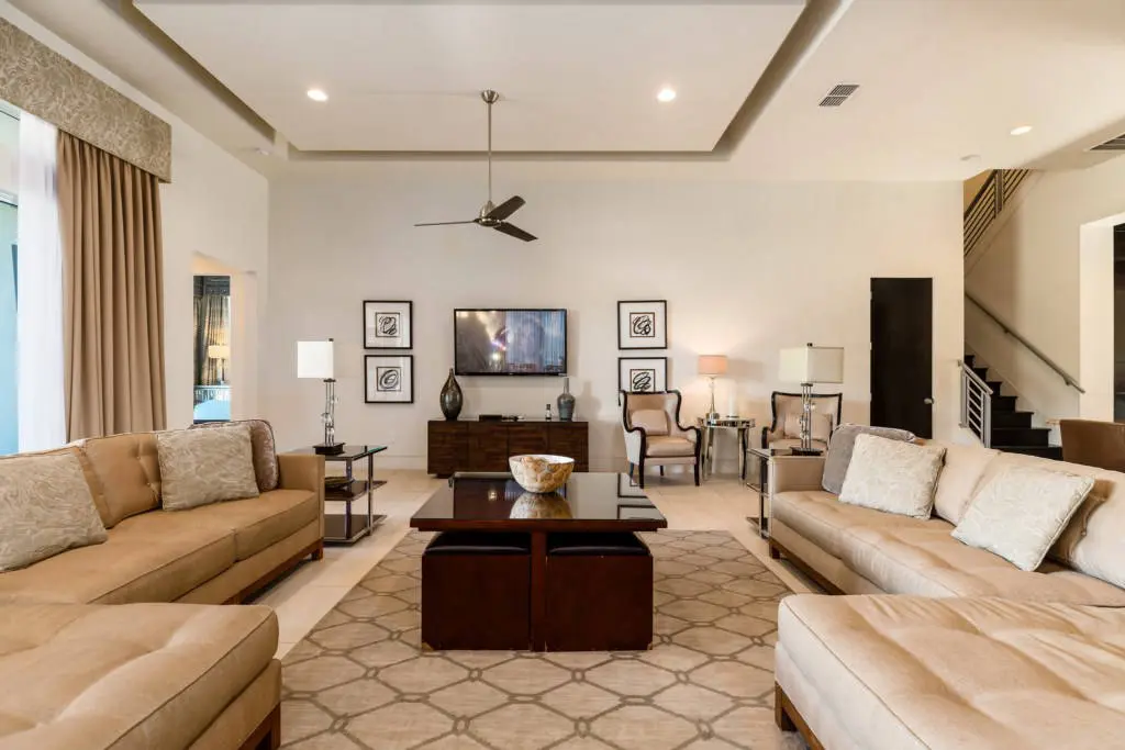 Reunion signature villa living area