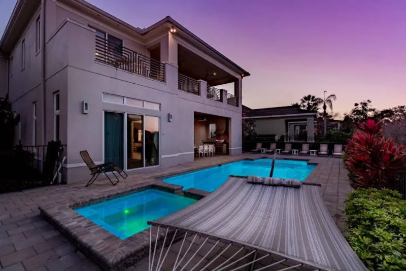 spa tub and hammock reunion resort