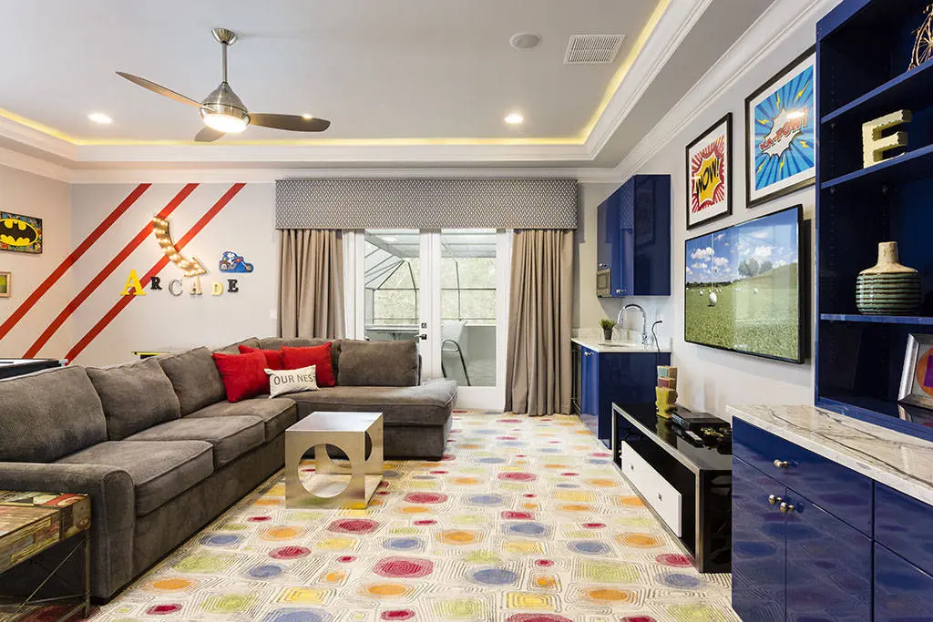 orlando luxury villa rental games area
