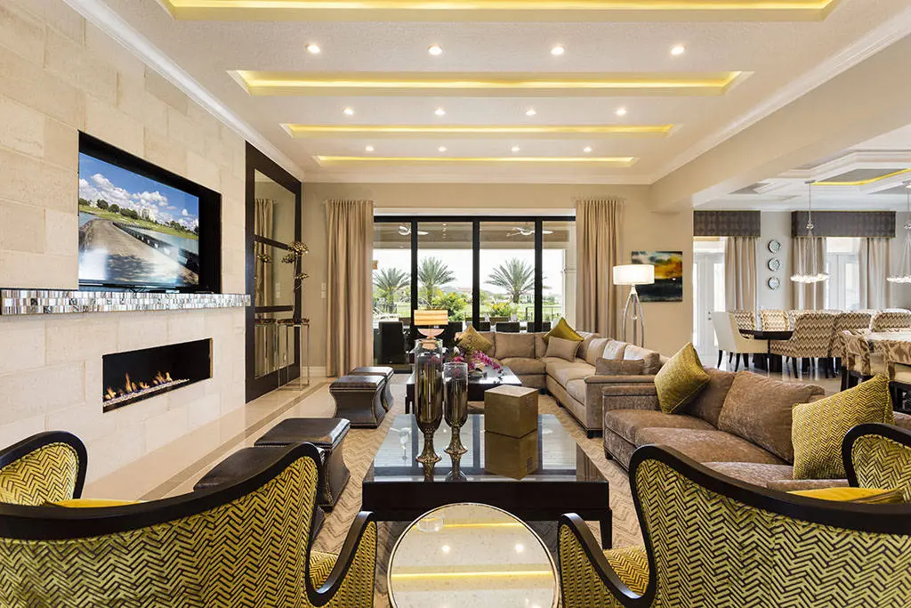 Reunion Resort rental villa big screen hd tv