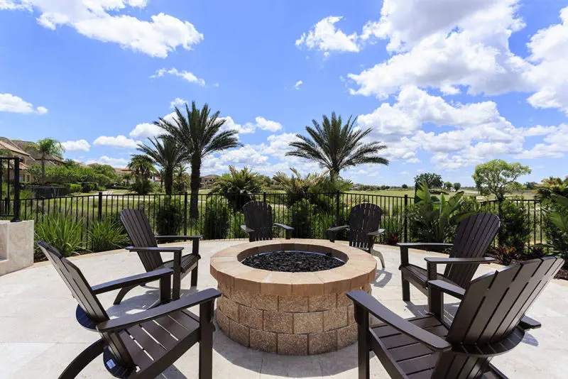 pool deck firepit orlando