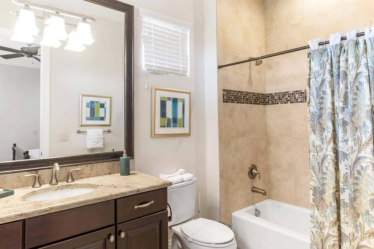 Ensuite bathroom Disney rental home