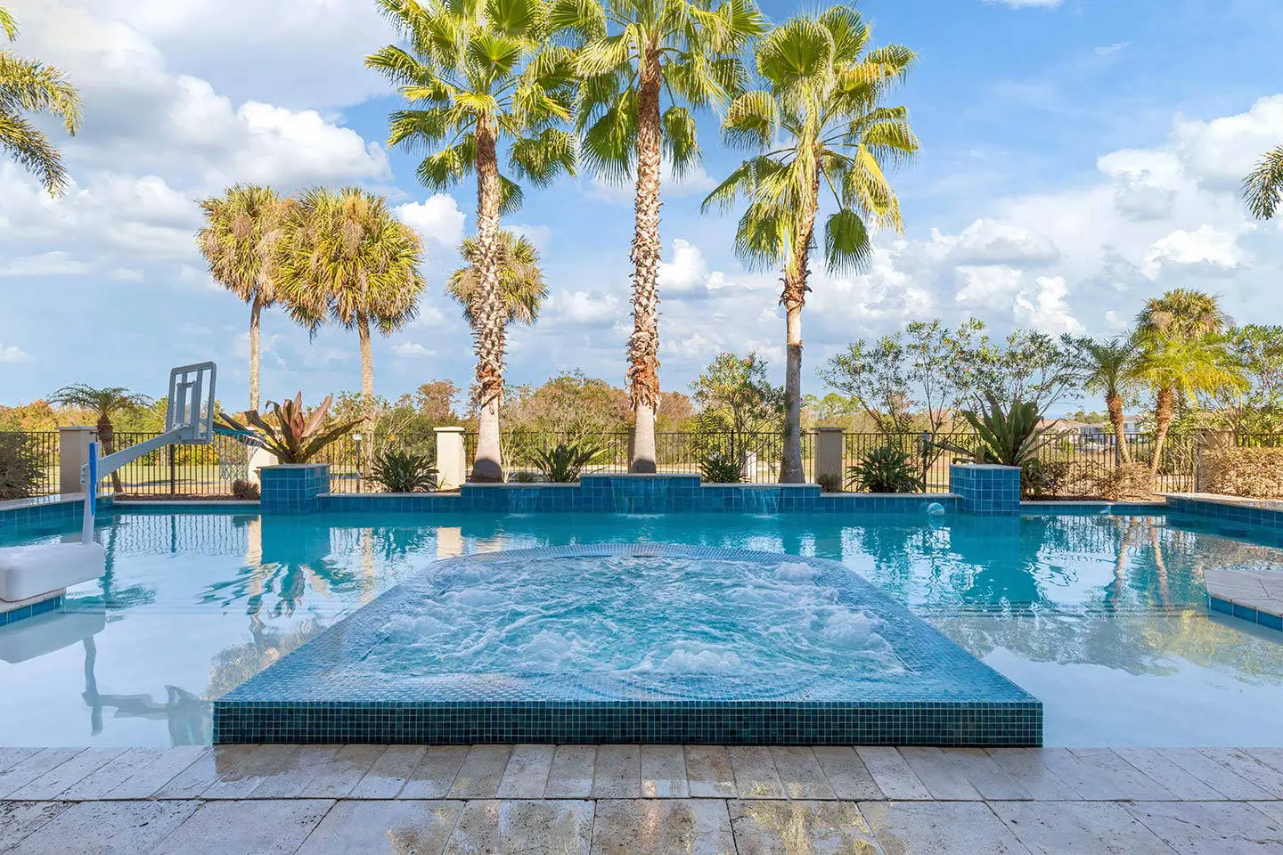 illuminated pool orlando rental