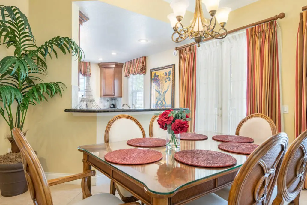 Reunion Resort condo Villas South dining Reunion Resort 3 bed condo breakfast bar