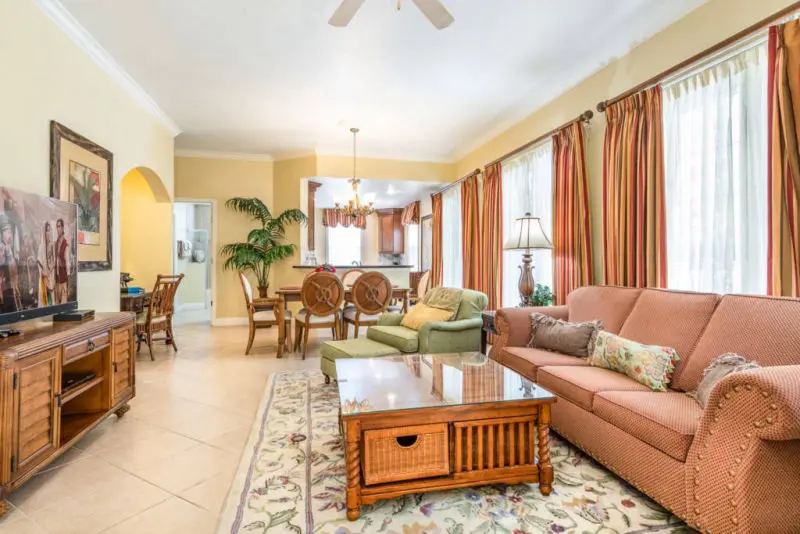 Reunion Resort rental condo living area Reunion Resort rental condo living area