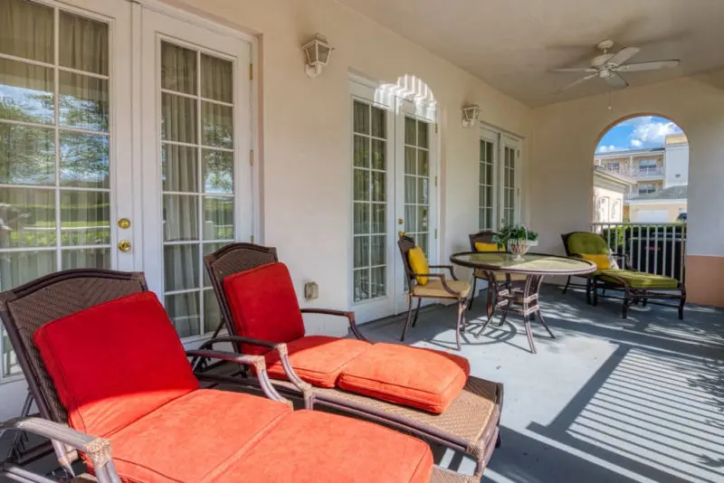 Reunion Resort rental condo patio