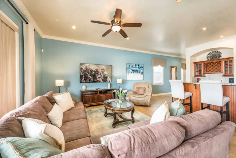 Reunion Resort villa 65 inch TV area Reunion Resort villa 65 inch TV area