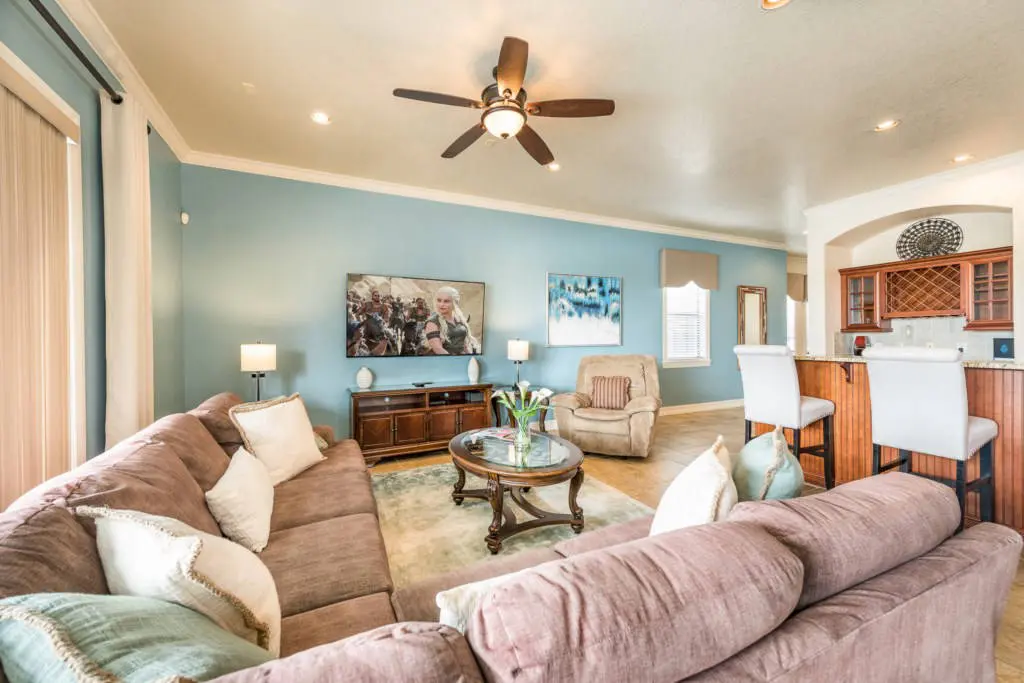 Reunion Resort villa 65 inch TV area Reunion Resort villa 65 inch TV area