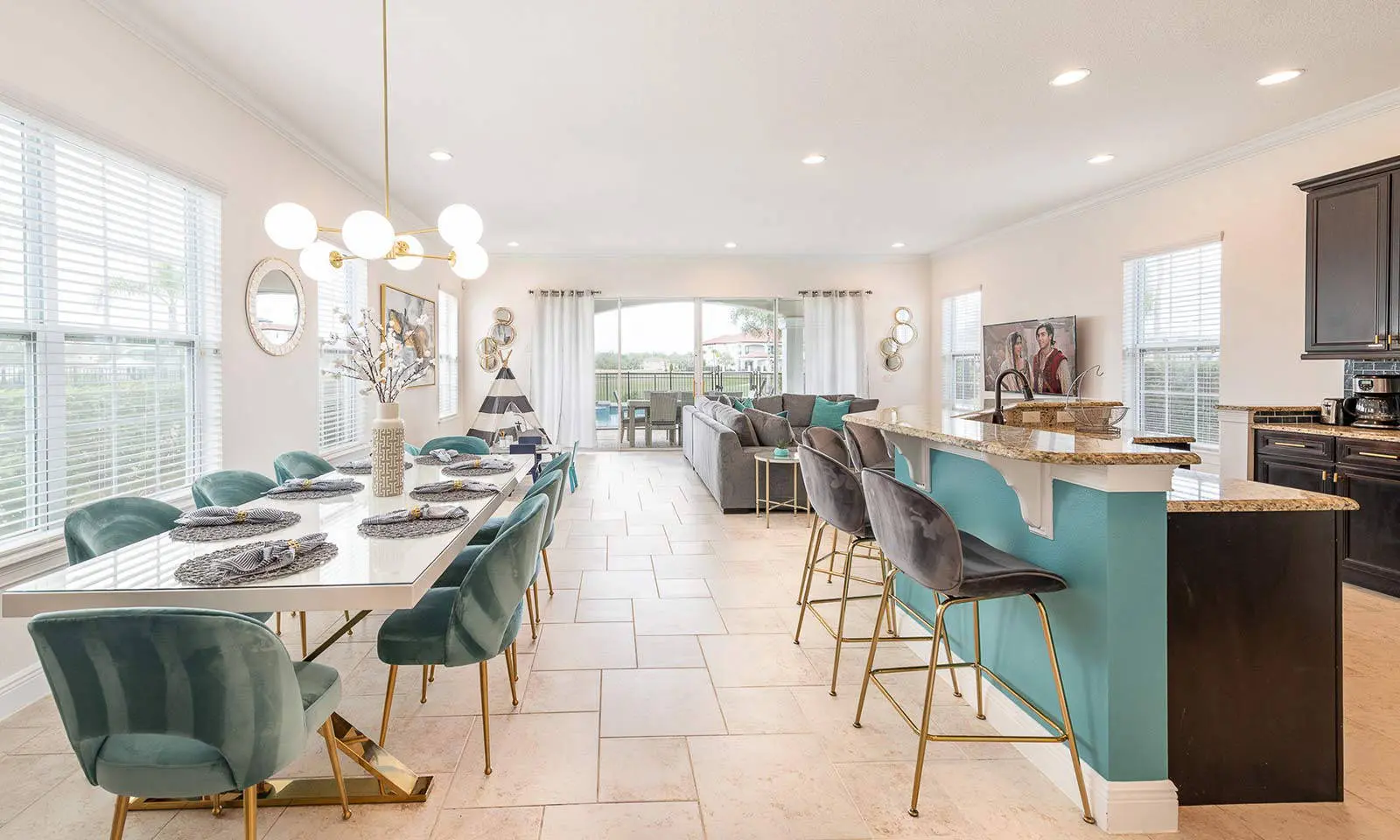 5 bed 5 bath orlando luxury villa to rent
