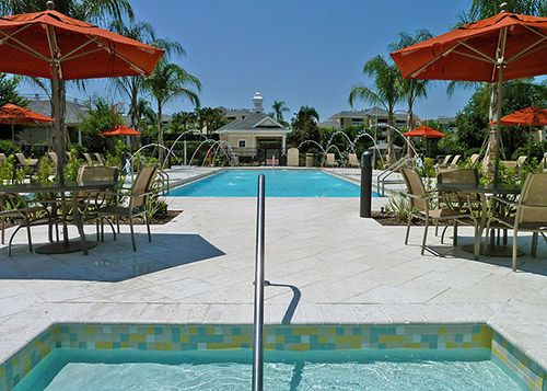 Reunion Resort luxury condo, Centre Court Ridge pool