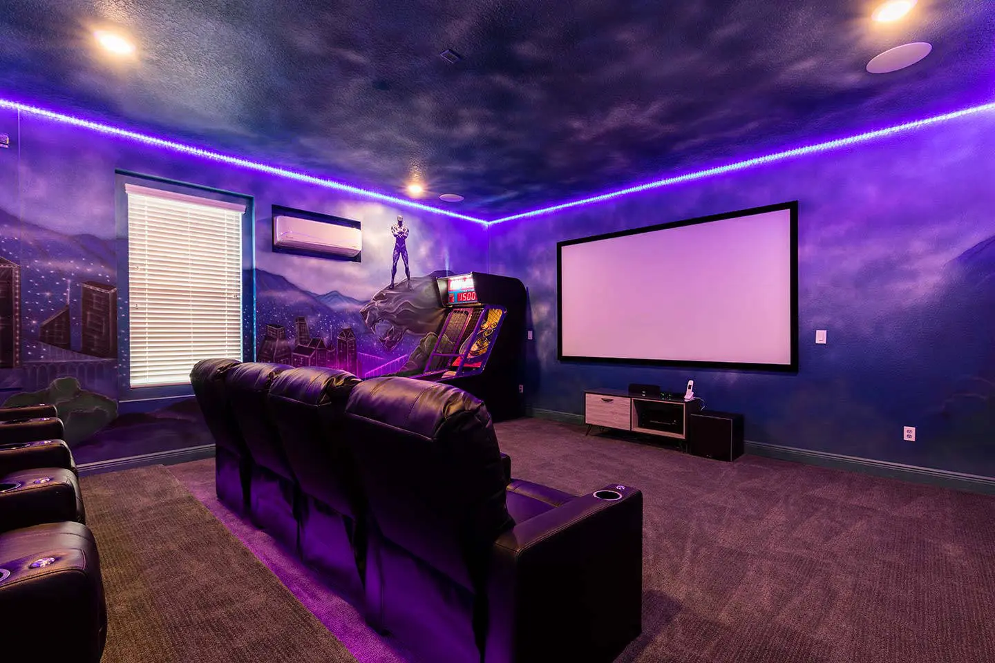 luxury villa rental disney 4 bed theater