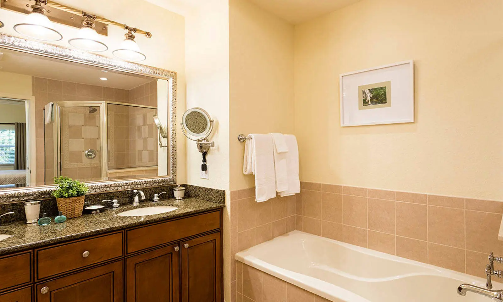 Reunion Resort rental condo master bath Reunion Resort rental condo bath & shower