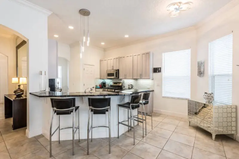 Reunion Resort rental villas master bedroom Reunion Resort rental villas 4 bed bar