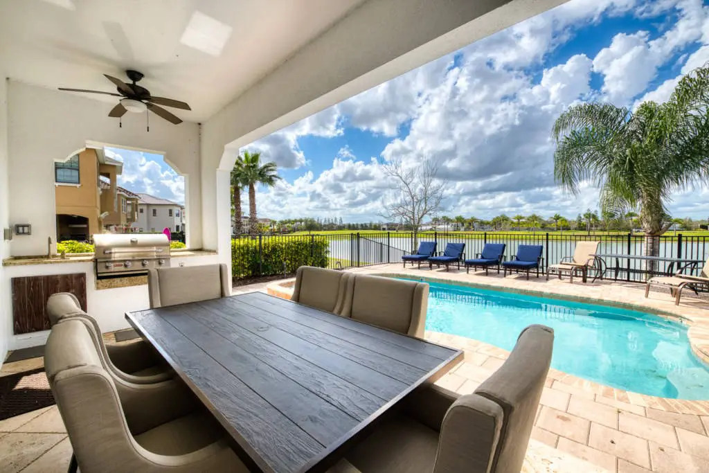 Reunion Resort pool deck BBQ