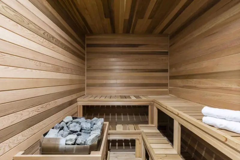 Reunion Resort Bears Den home sauna